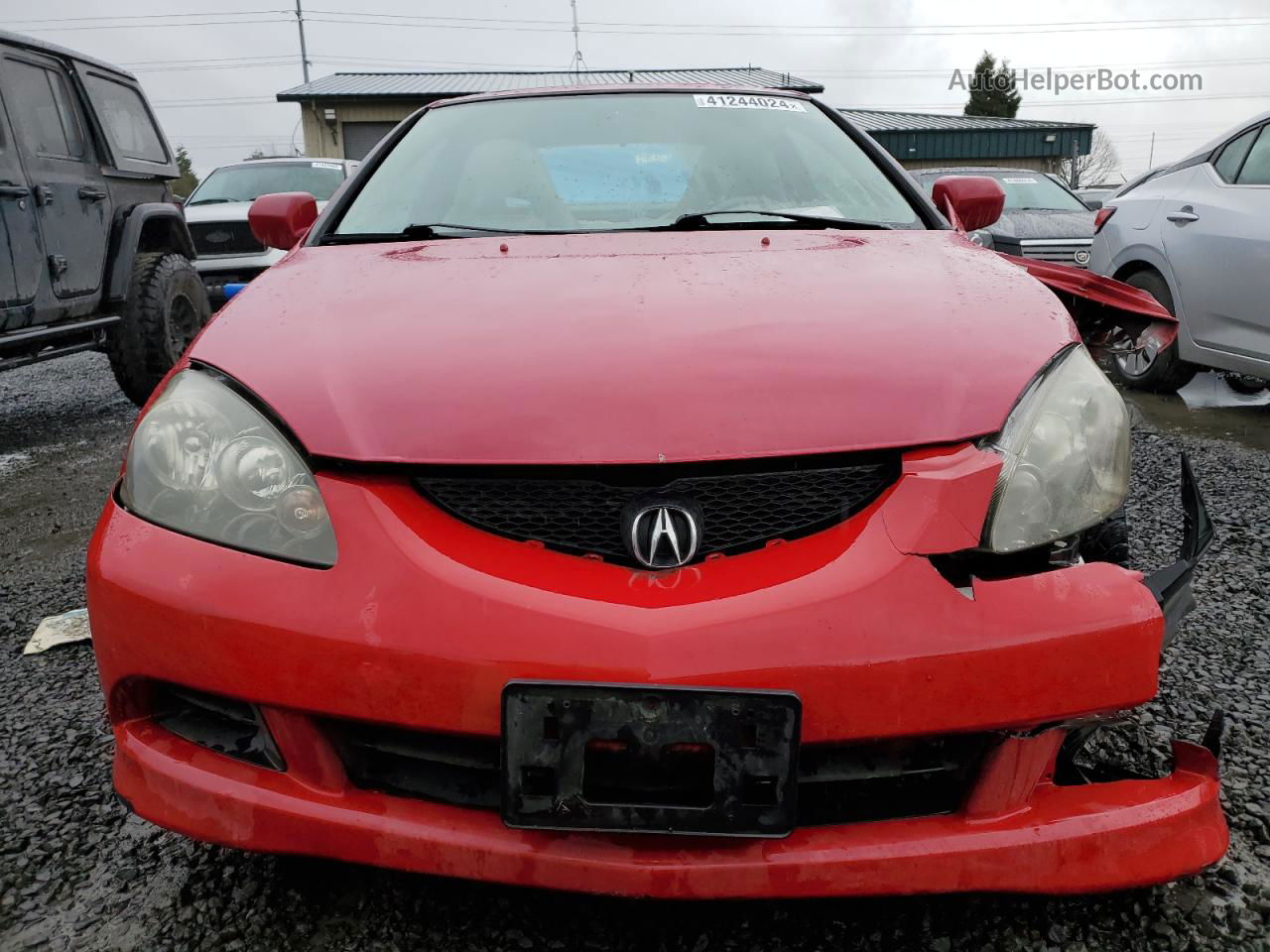 2006 Acura Rsx Type-s Red vin: JH4DC53026S003771