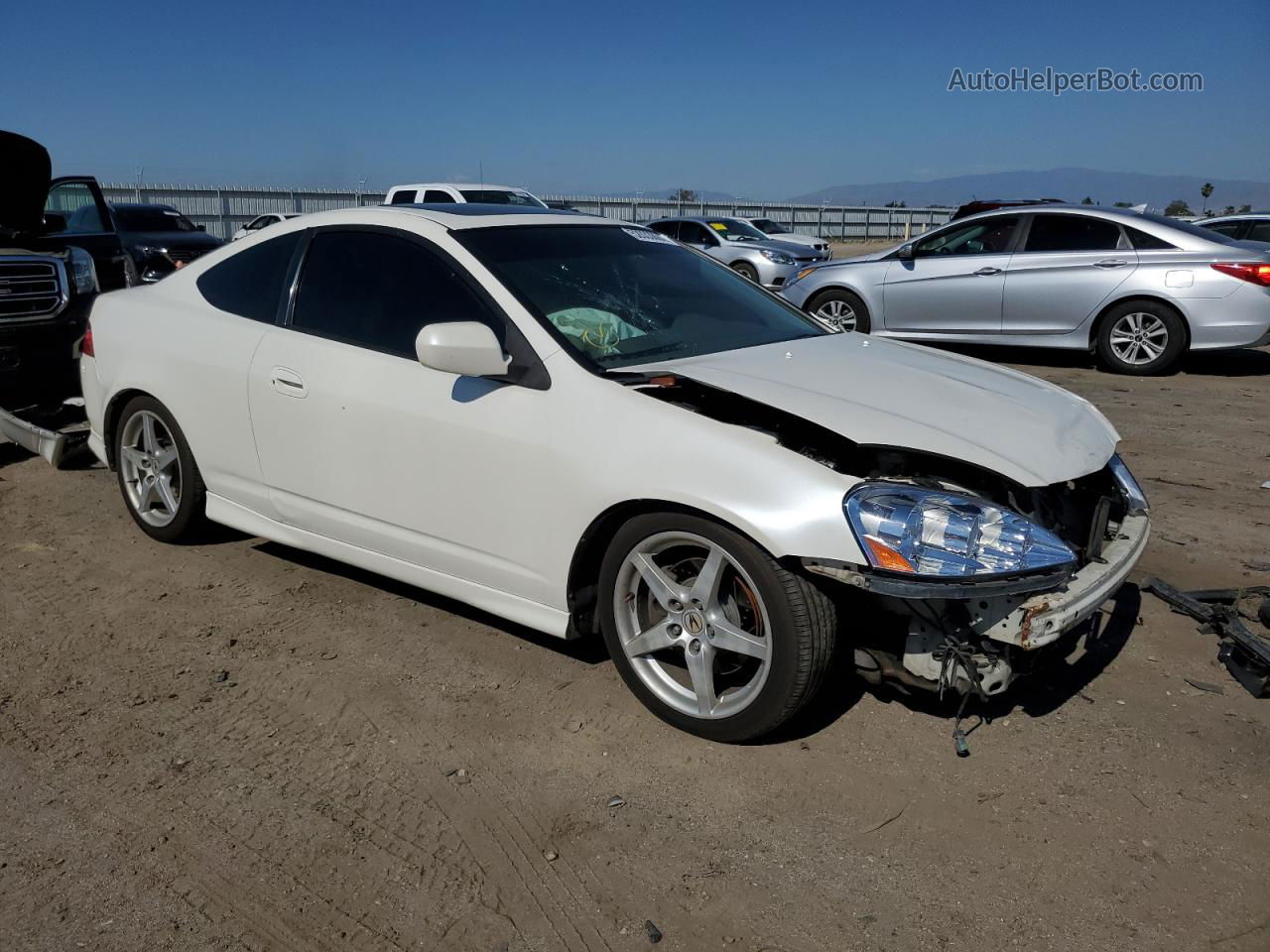 2006 Acura Rsx Type-s White vin: JH4DC53026S011546