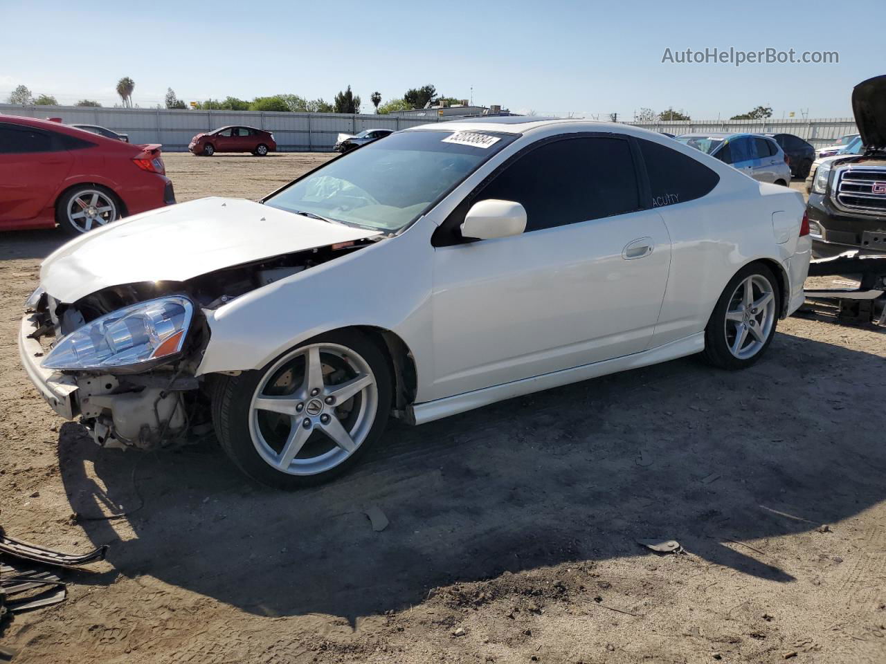 2006 Acura Rsx Type-s White vin: JH4DC53026S011546