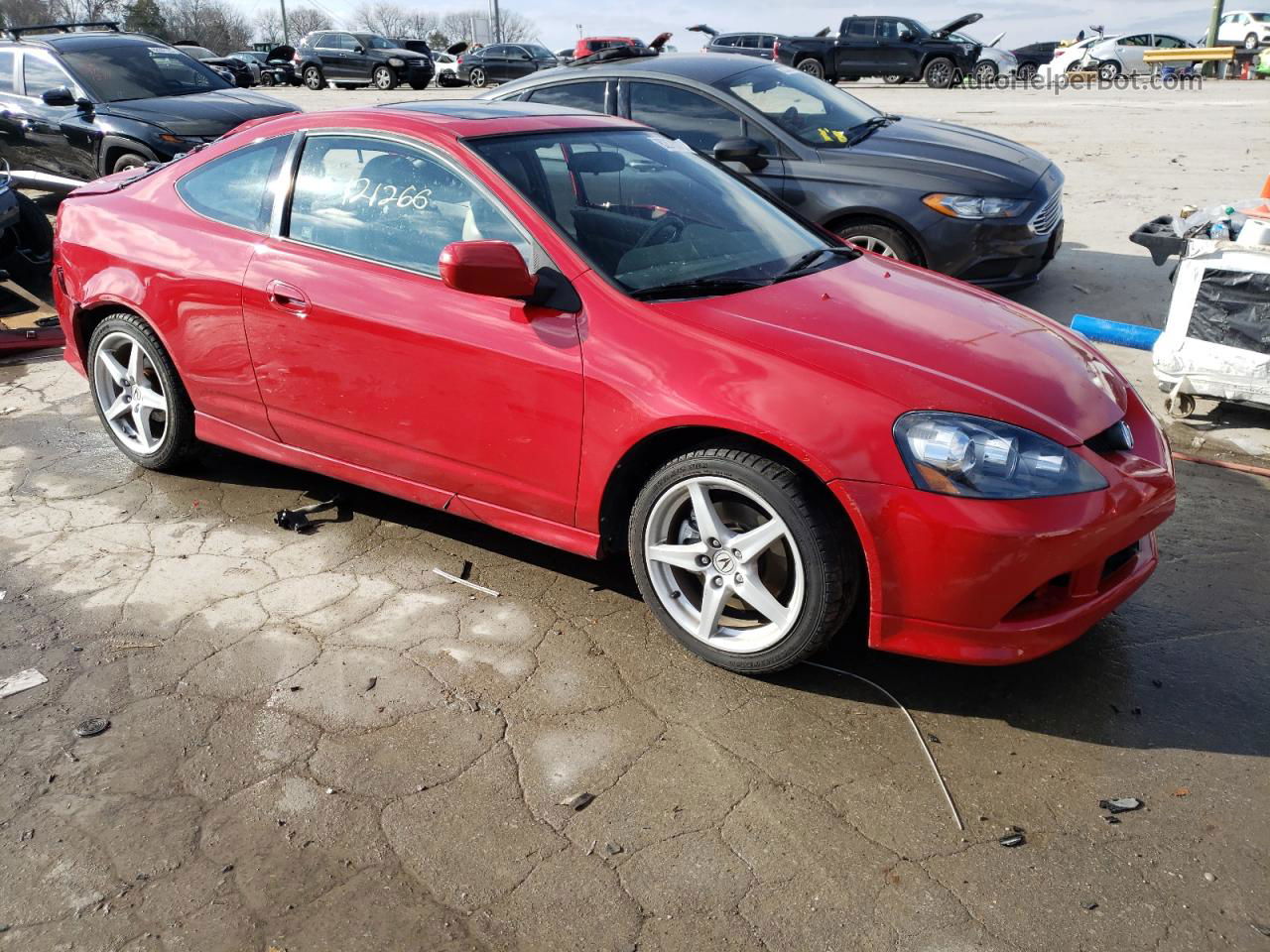 2006 Acura Rsx Type-s Red vin: JH4DC53036S013239