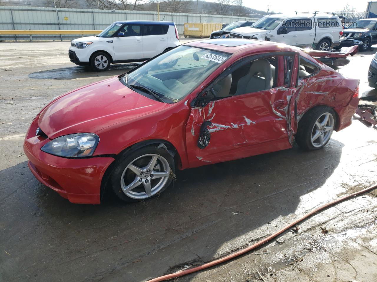 2006 Acura Rsx Type-s Красный vin: JH4DC53036S013239