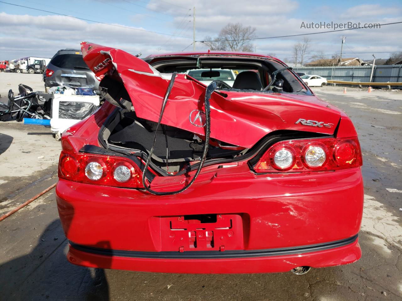 2006 Acura Rsx Type-s Красный vin: JH4DC53036S013239