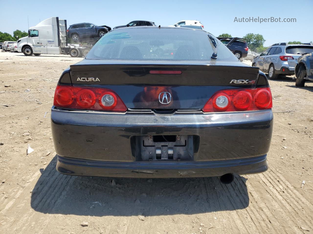 2006 Acura Rsx Type-s Черный vin: JH4DC53046S009944