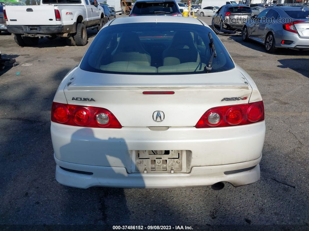 2006 Acura Rsx Type S White vin: JH4DC53046S010074