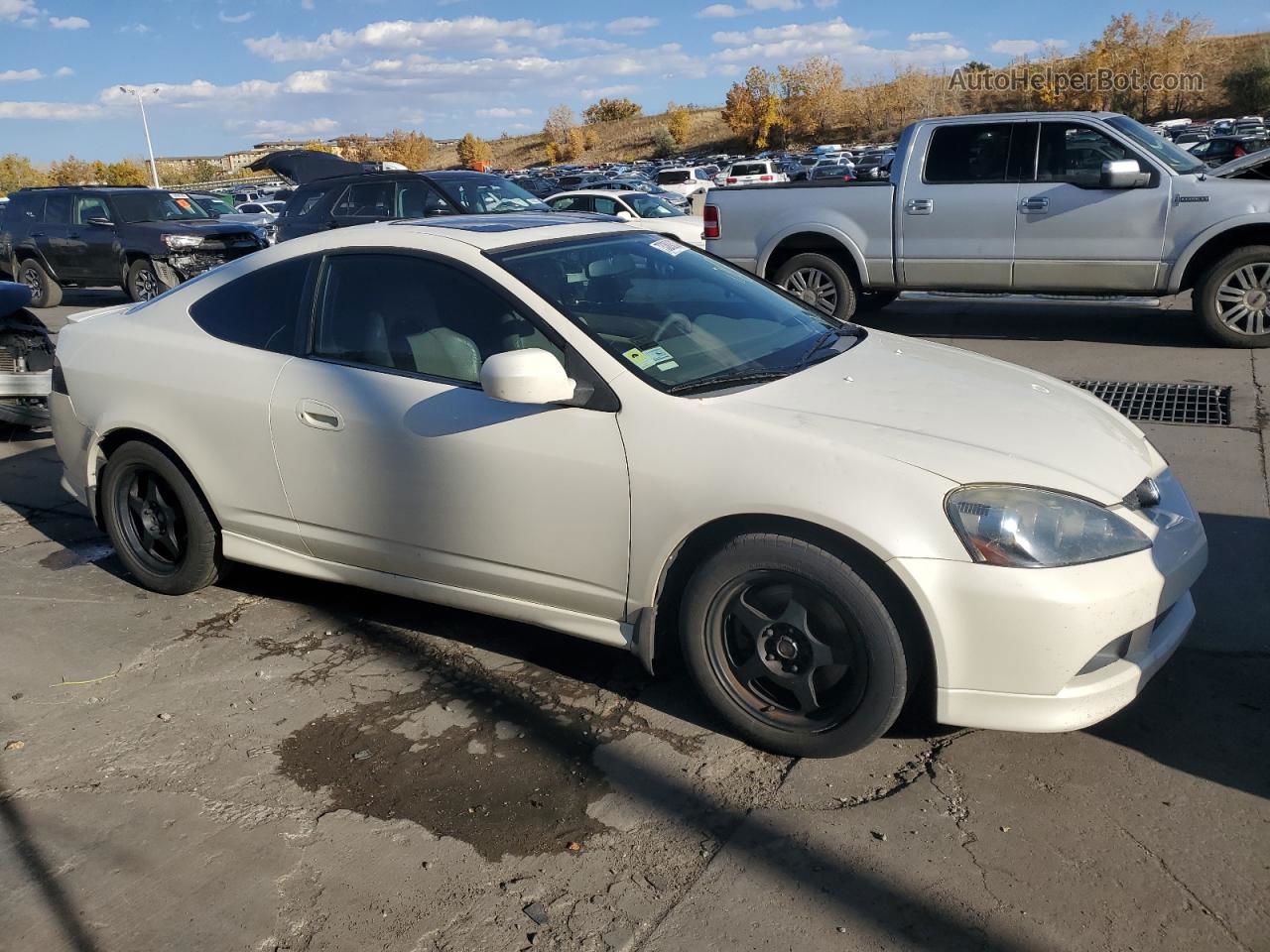 2006 Acura Rsx Type-s Белый vin: JH4DC53046S019406