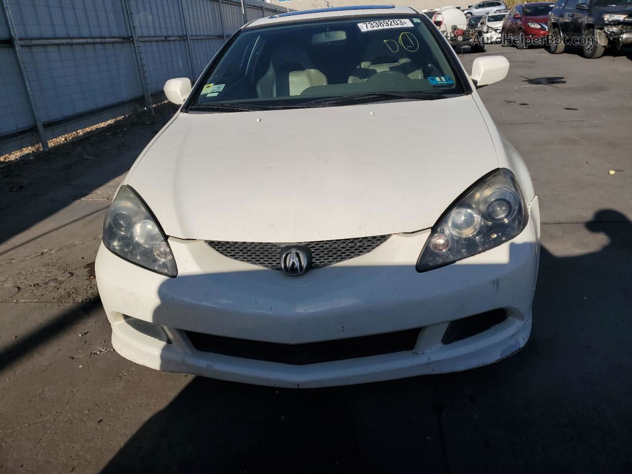 2006 Acura Rsx Type-s White vin: JH4DC53046S019406