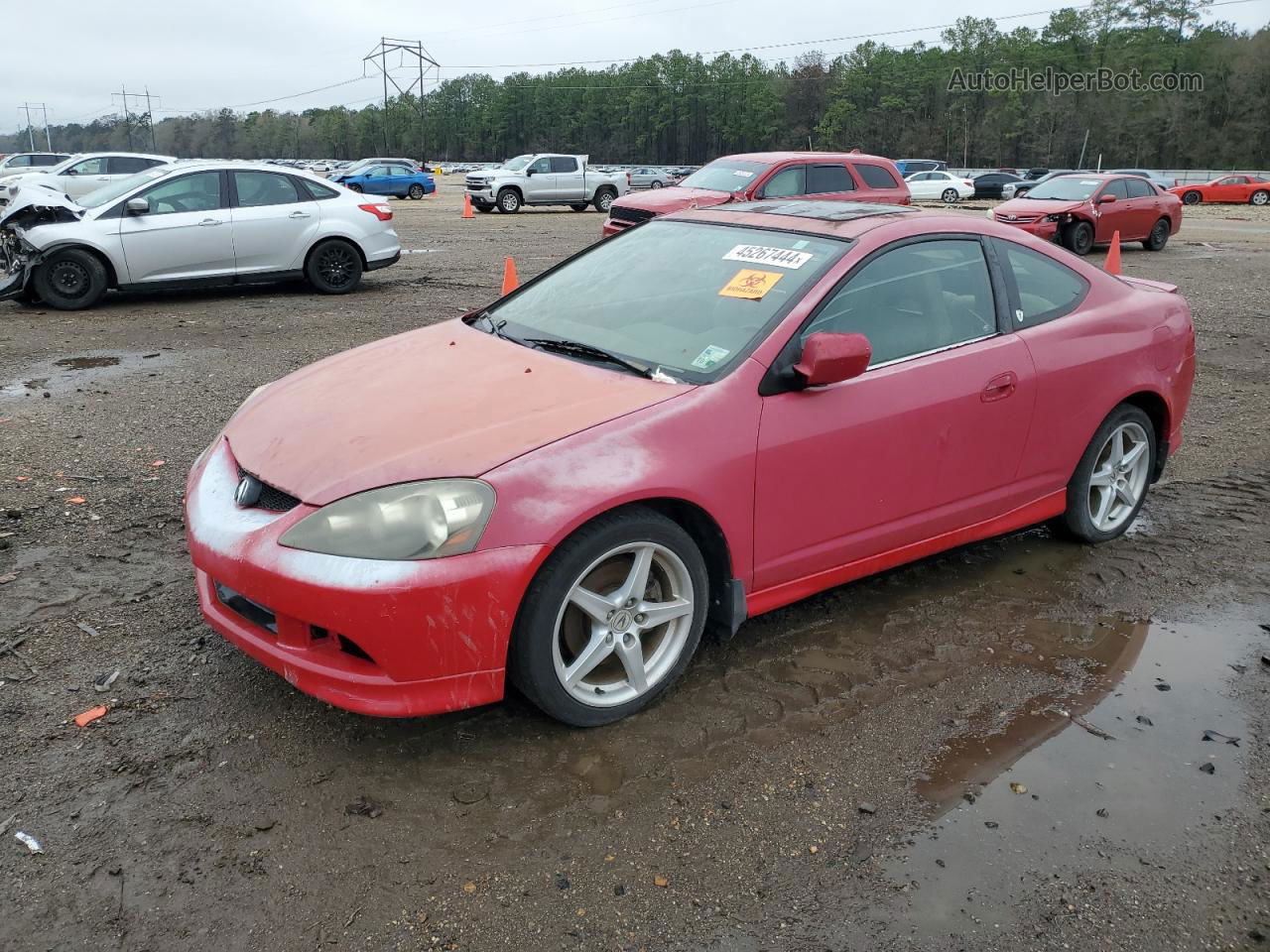 2006 Acura Rsx Type-s Красный vin: JH4DC53056S012061