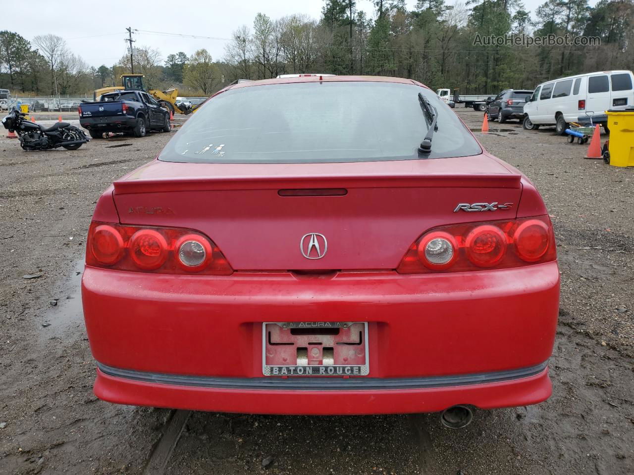 2006 Acura Rsx Type-s Красный vin: JH4DC53056S012061