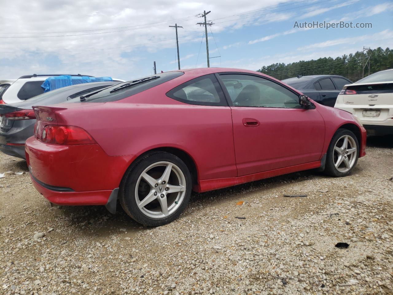 2006 Acura Rsx Type-s Красный vin: JH4DC53056S012061