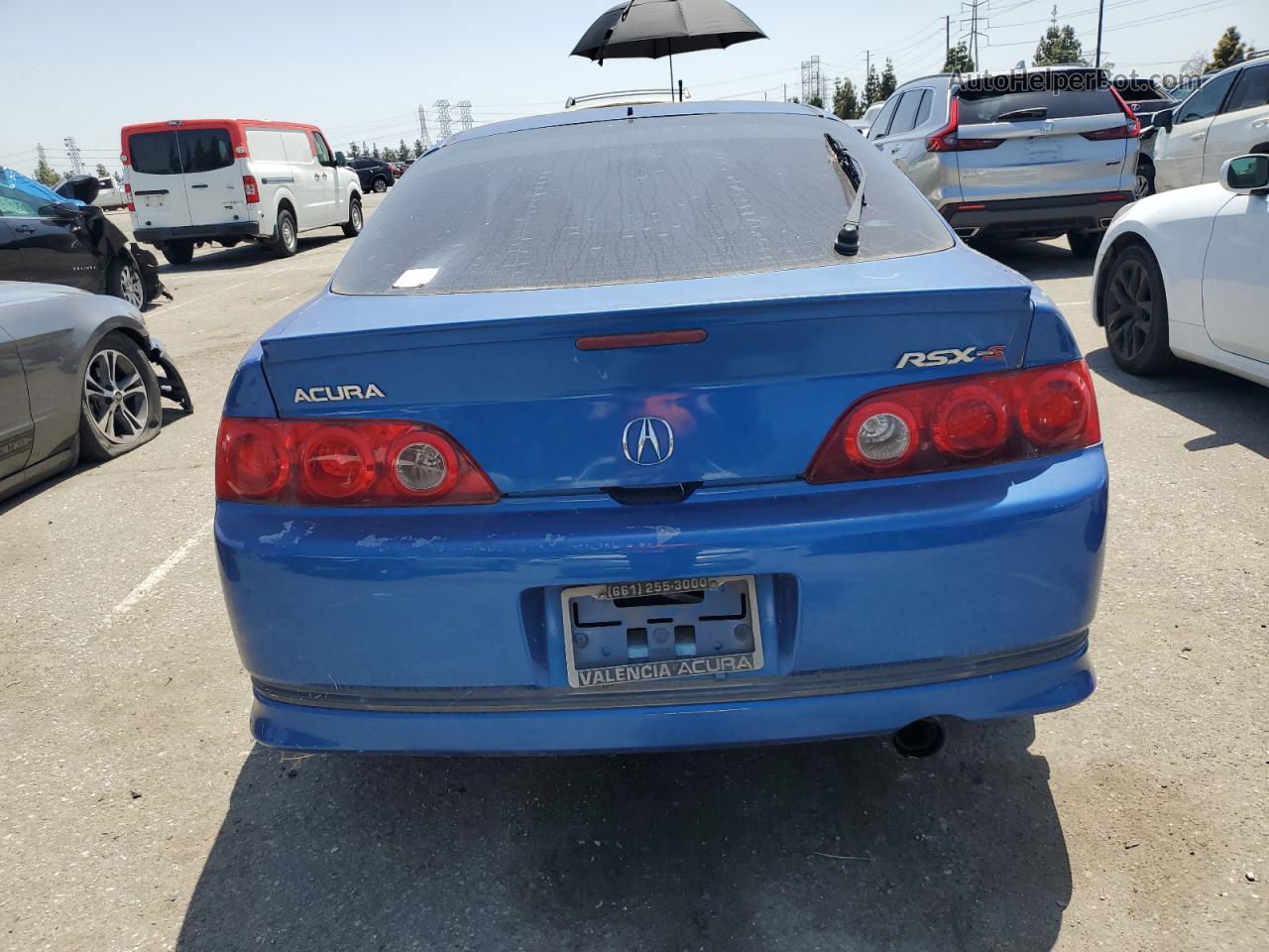 2006 Acura Rsx Type-s Blue vin: JH4DC53066S011937