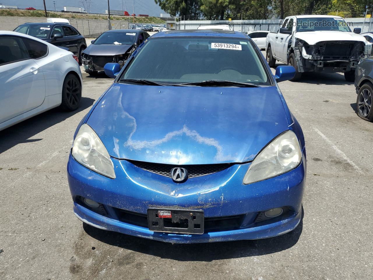 2006 Acura Rsx Type-s Blue vin: JH4DC53066S011937