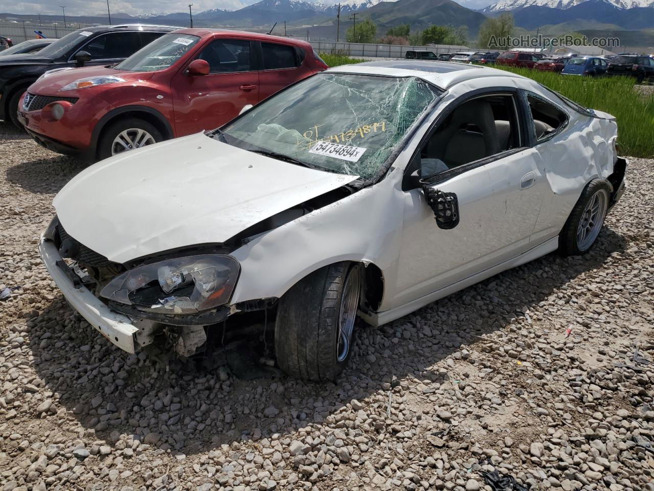 2006 Acura Rsx Type-s White vin: JH4DC53066S020895