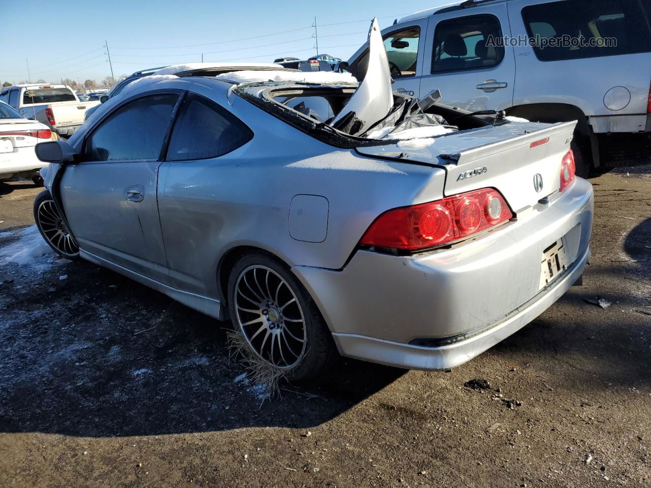 2006 Acura Rsx Type-s Silver vin: JH4DC53096S001144