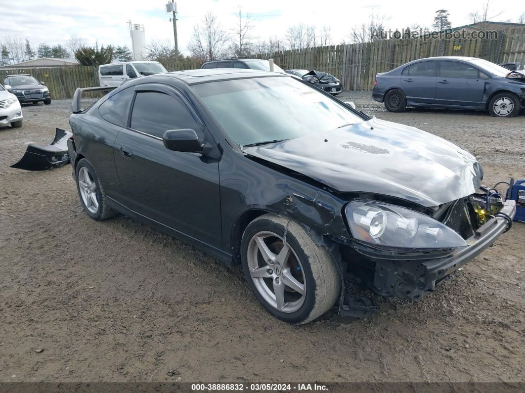 2006 Acura Rsx Type S Black vin: JH4DC530X6S009947