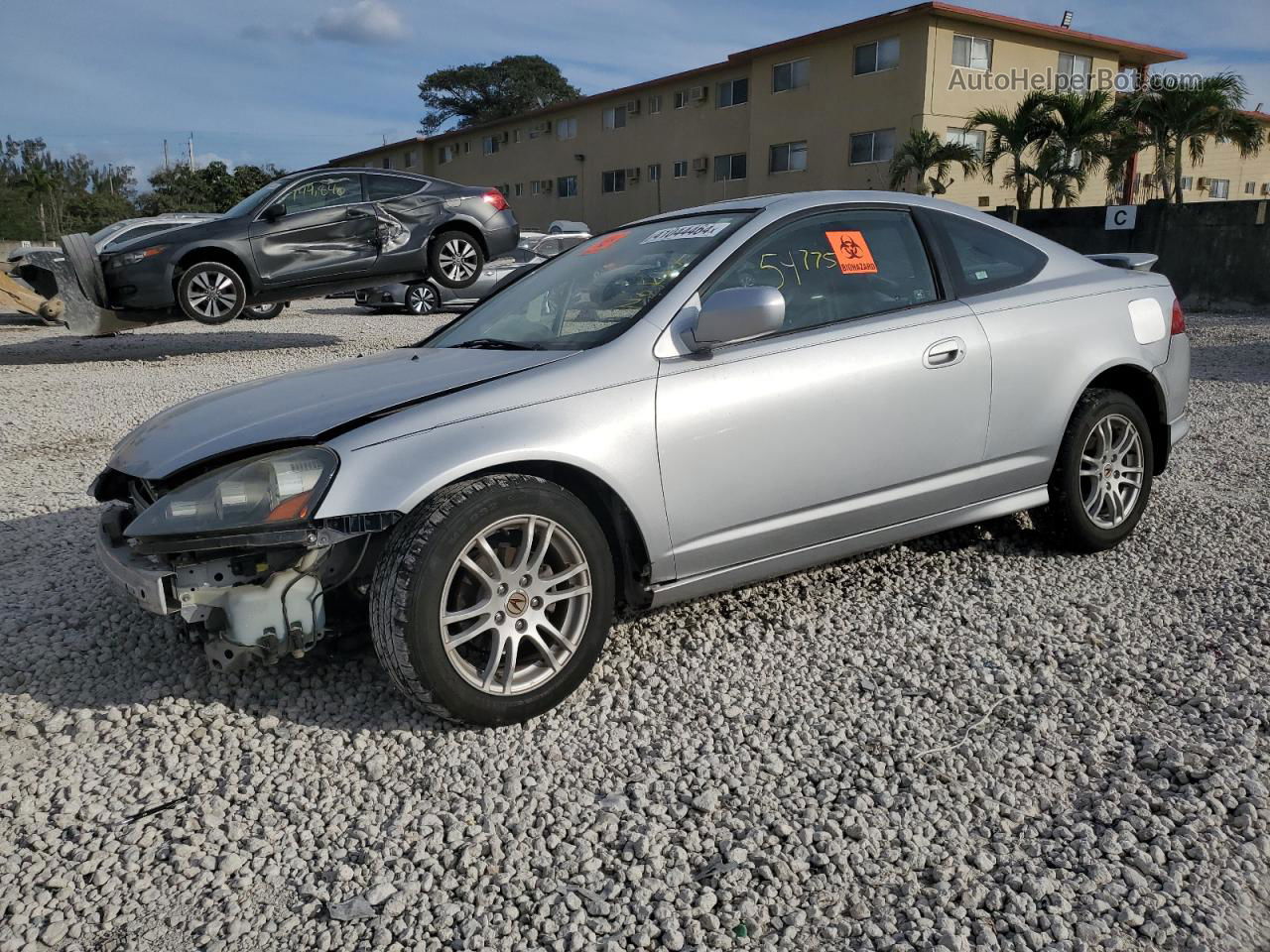 2006 Acura Rsx  Серебряный vin: JH4DC53816S012130