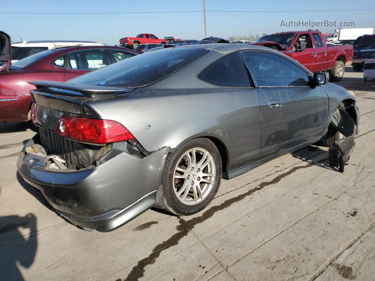 2006 Acura Rsx  Серый vin: JH4DC53826S006577