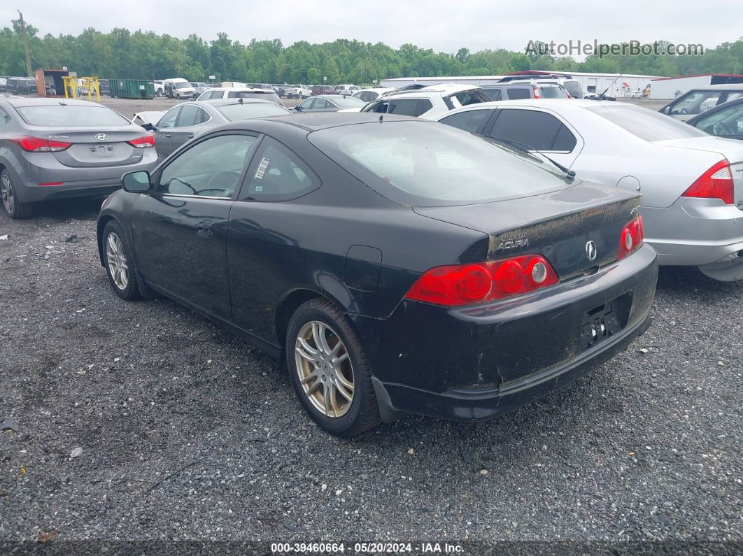 2006 Acura Rsx   Black vin: JH4DC53836S003090