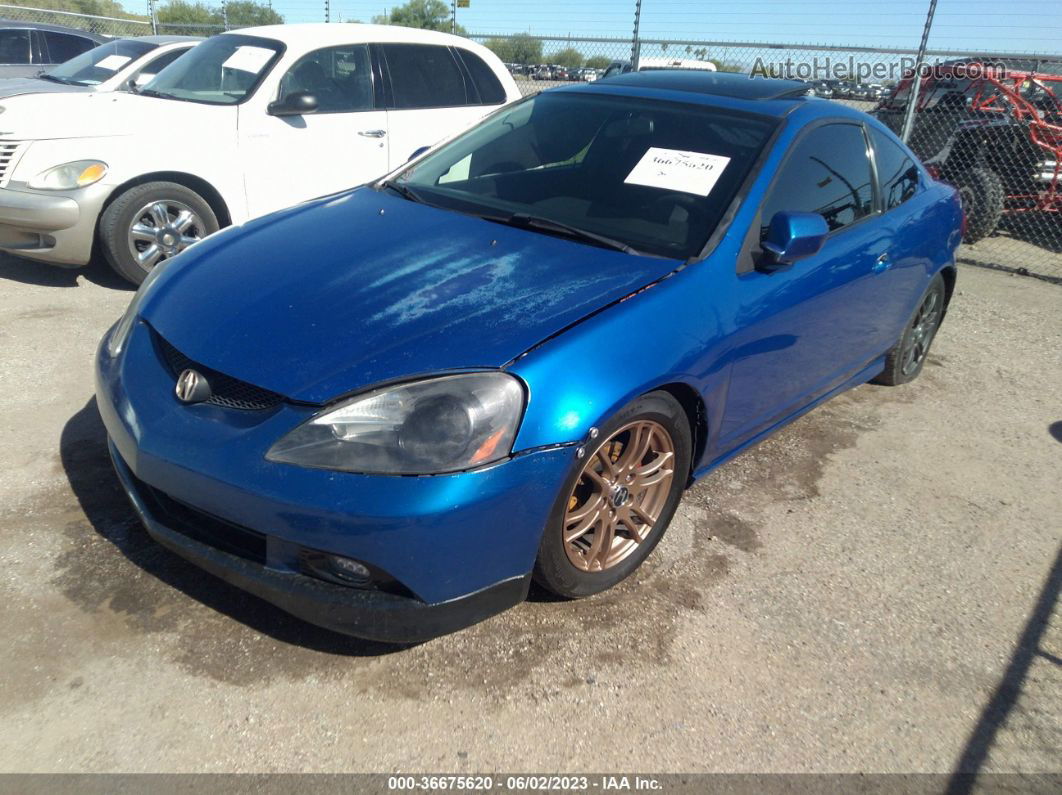 2006 Acura Rsx Blue vin: JH4DC53896S015289