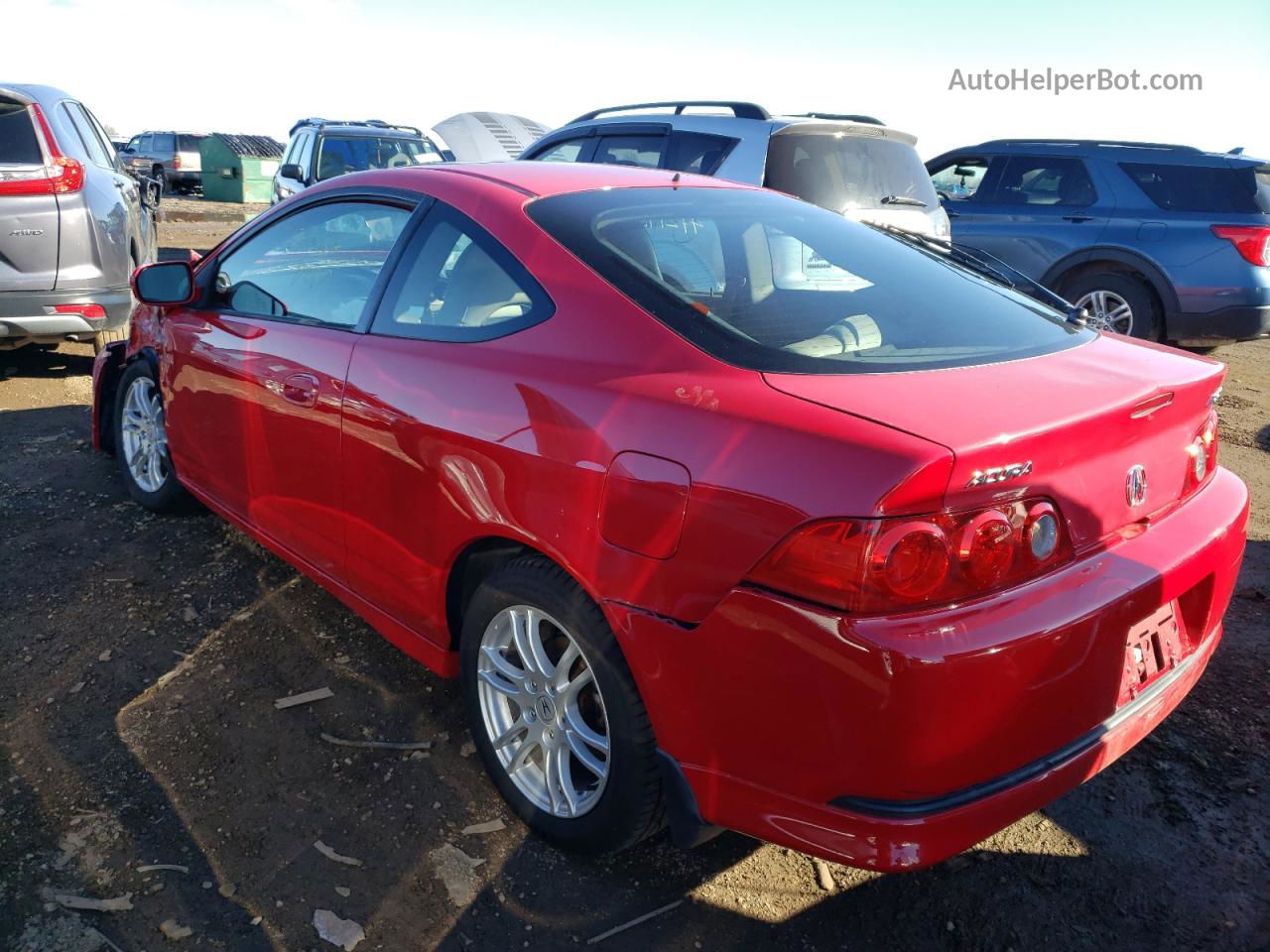 2006 Acura Rsx  Red vin: JH4DC538X6S015088