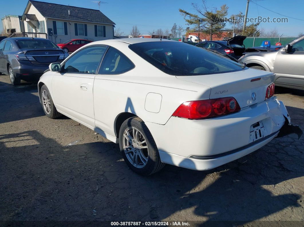 2006 Acura Rsx   White vin: JH4DC54806S003420