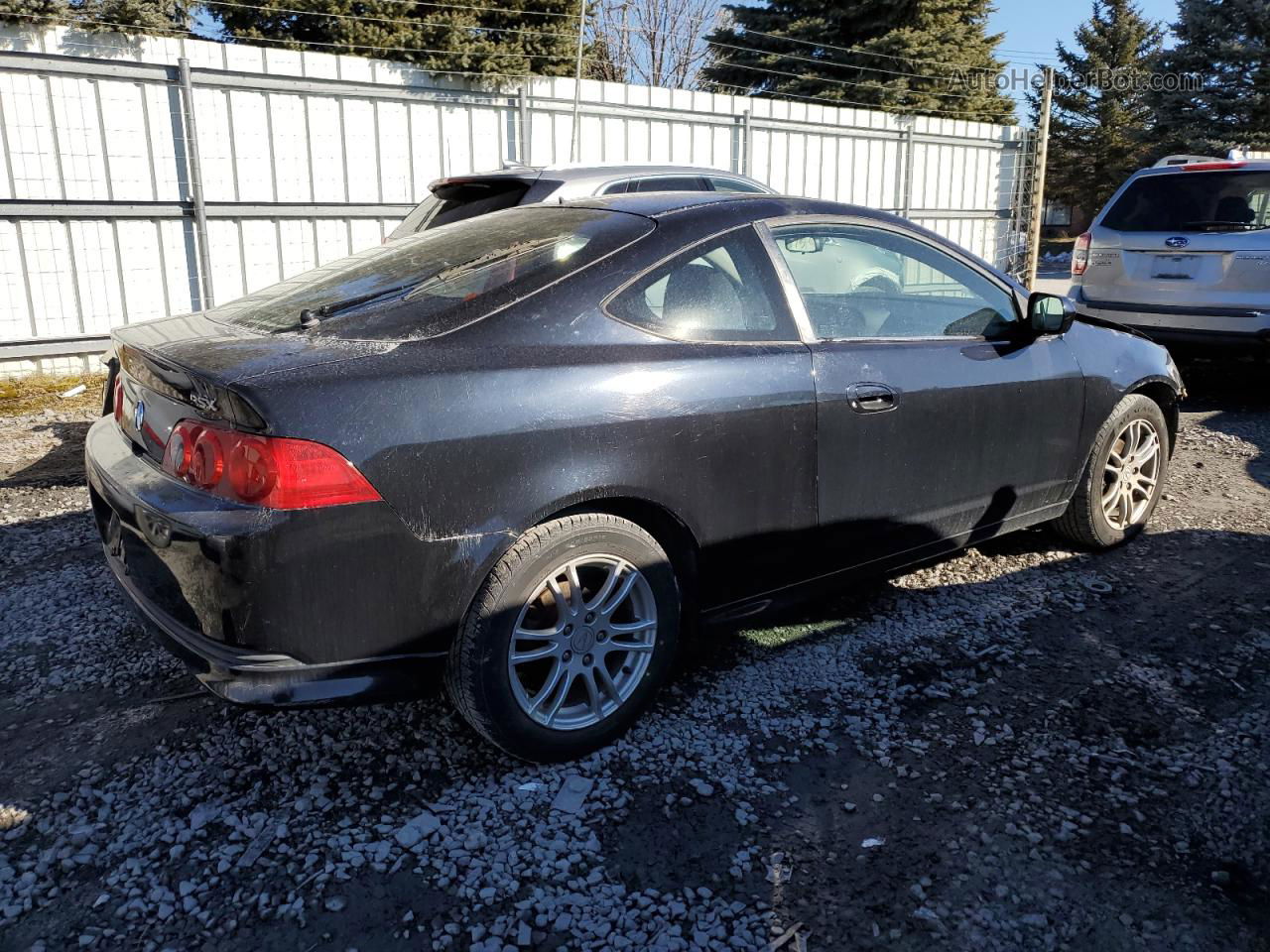 2006 Acura Rsx  Black vin: JH4DC54806S003692