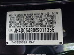 2006 Acura Rsx   Black vin: JH4DC54806S011355