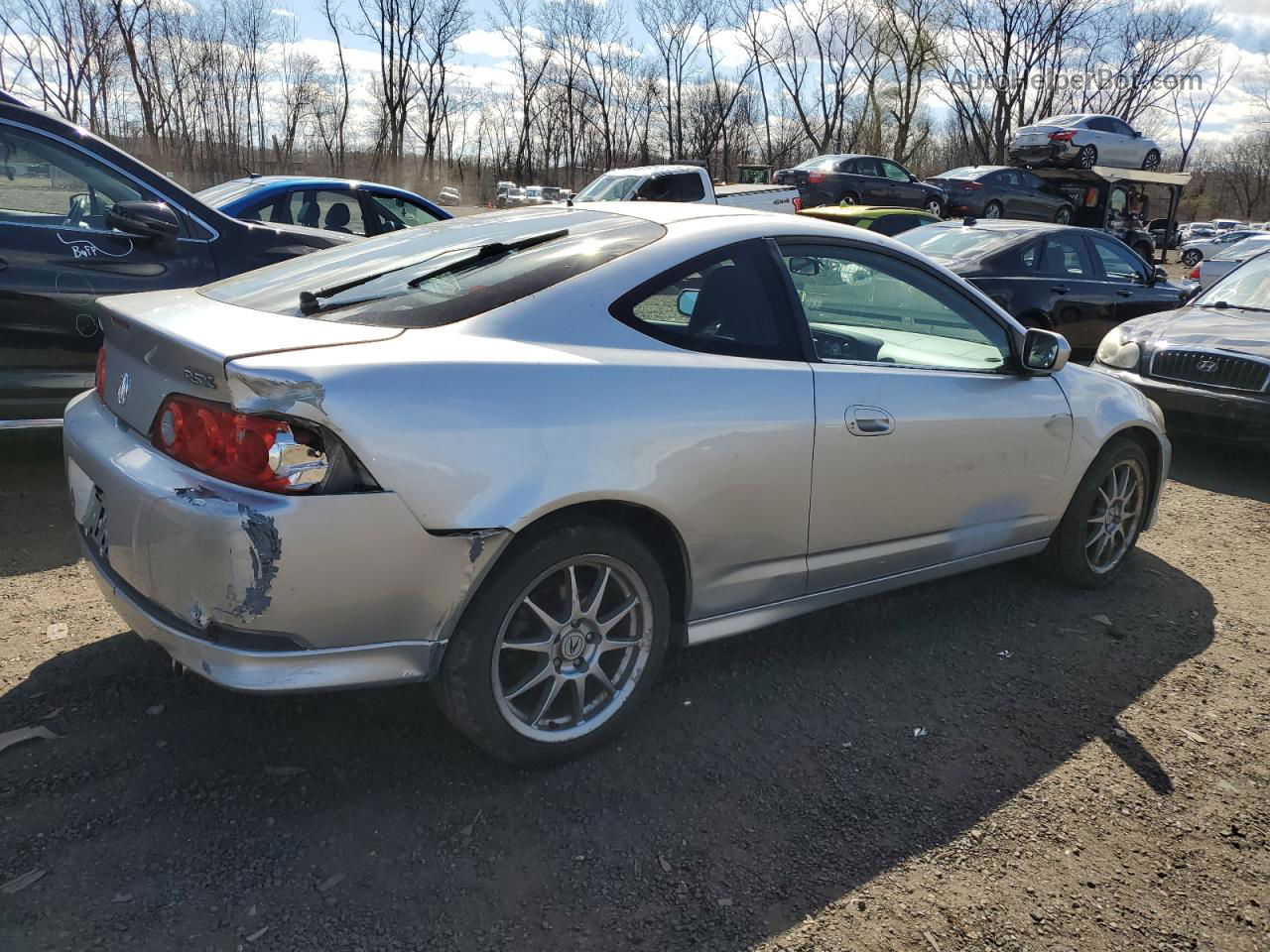 2006 Acura Rsx  Silver vin: JH4DC54806S022744