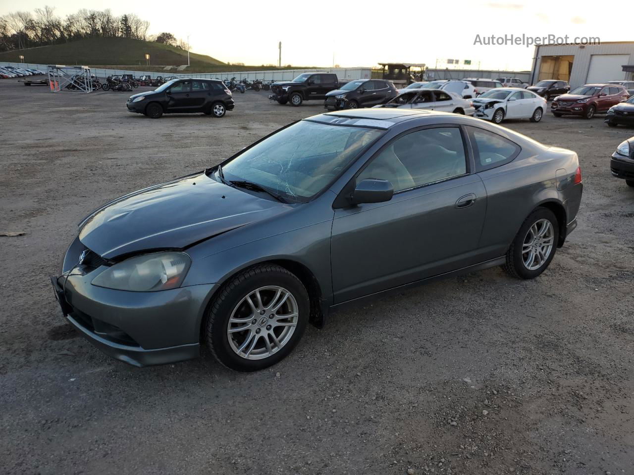 2006 Acura Rsx  Gray vin: JH4DC54816S003264