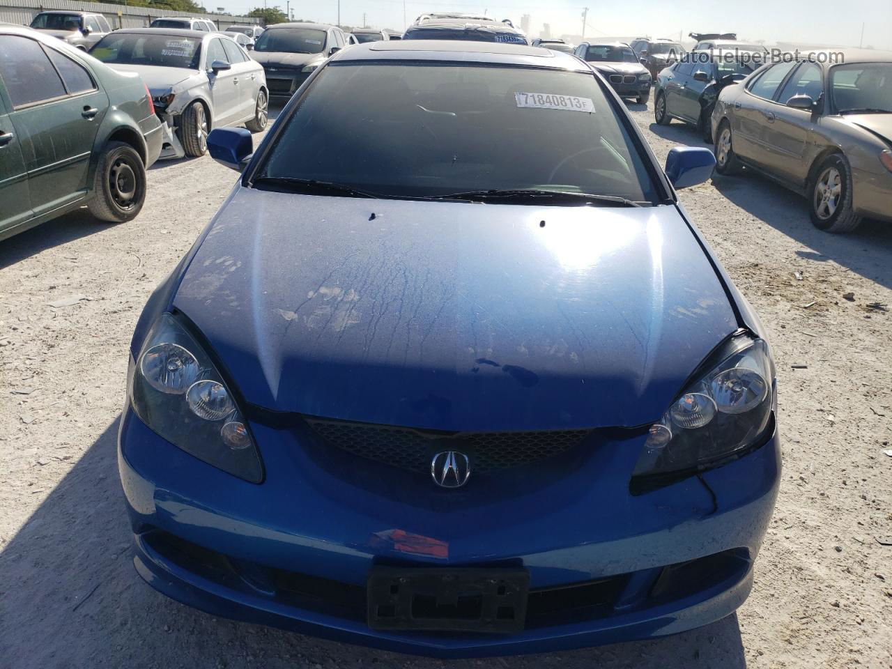 2006 Acura Rsx  Blue vin: JH4DC54816S005161