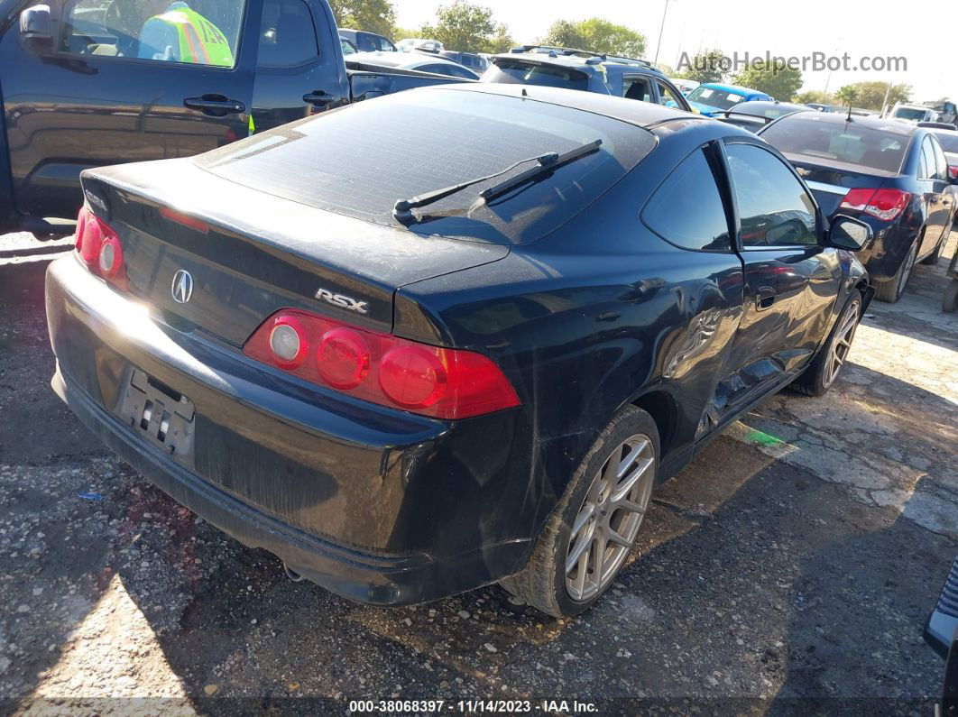 2006 Acura Rsx Black vin: JH4DC54816S015897