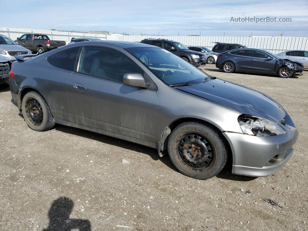 2006 Acura Rsx  Gray vin: JH4DC54816S800596