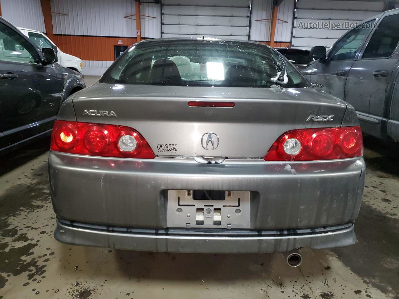 2006 Acura Rsx  Silver vin: JH4DC54816S801571