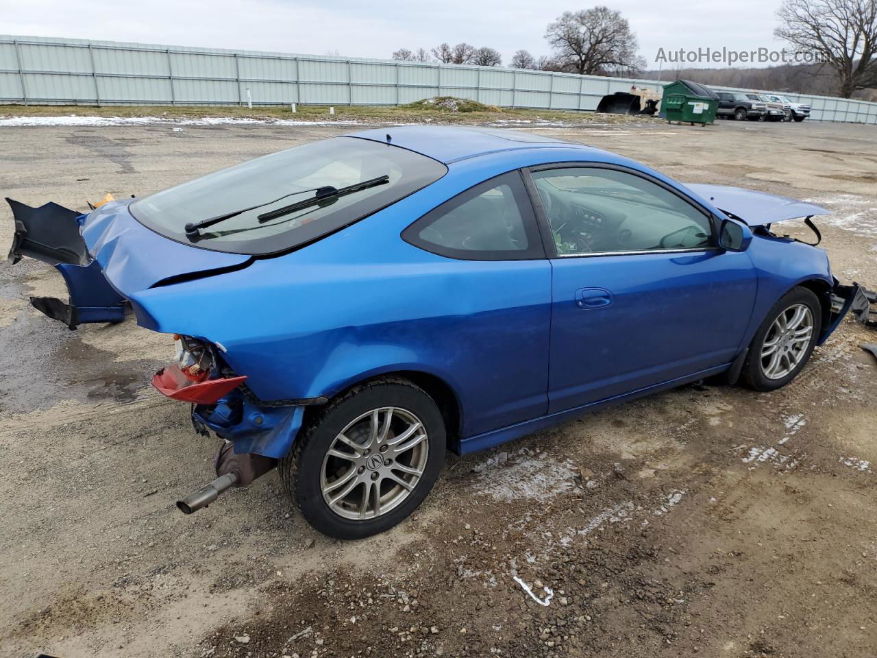 2006 Acura Rsx  Синий vin: JH4DC54826S003161