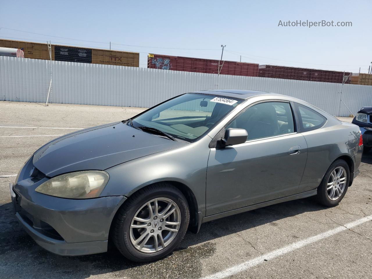 2006 Acura Rsx  Silver vin: JH4DC54826S012104