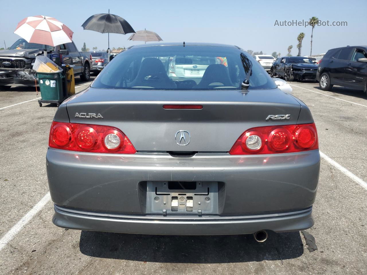 2006 Acura Rsx  Silver vin: JH4DC54826S012104