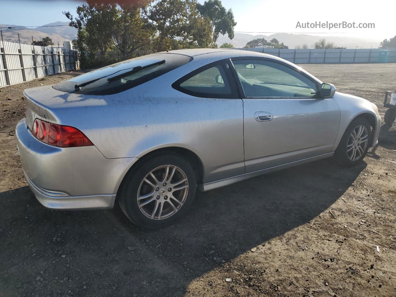 2006 Acura Rsx  Silver vin: JH4DC54826S014693