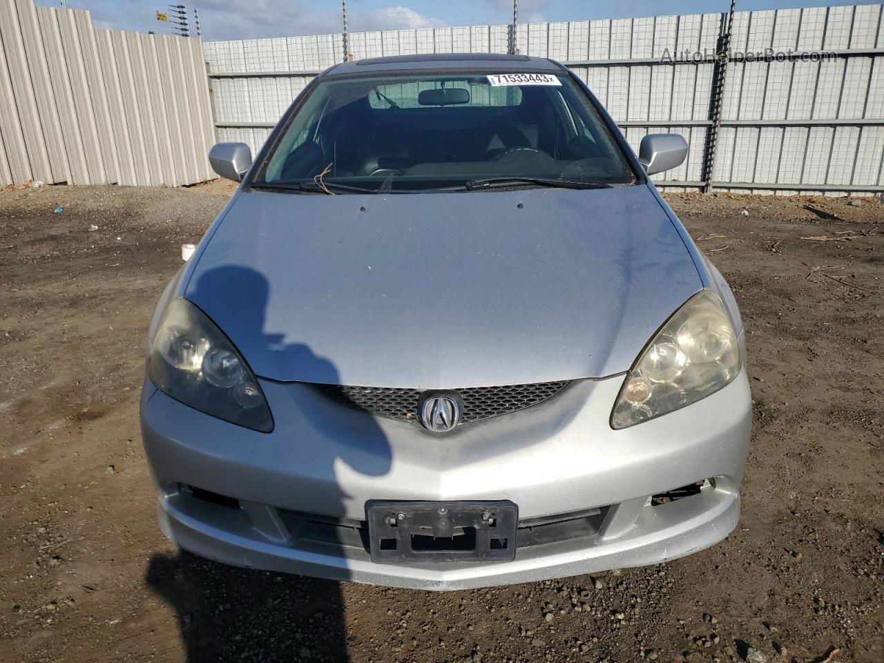 2006 Acura Rsx  Серебряный vin: JH4DC54826S014693