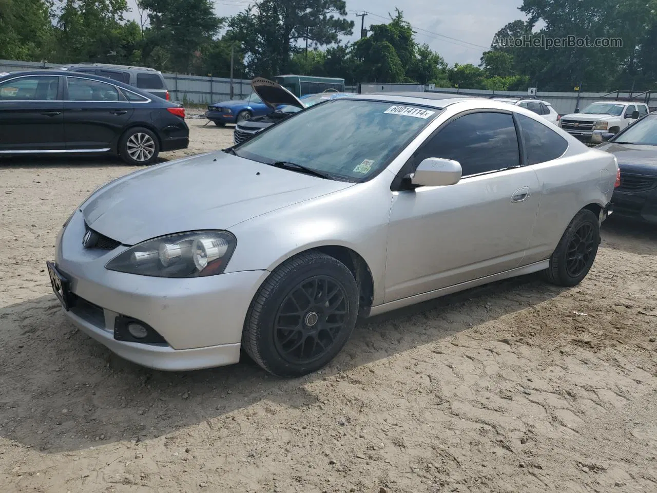 2006 Acura Rsx  Silver vin: JH4DC54826S023510