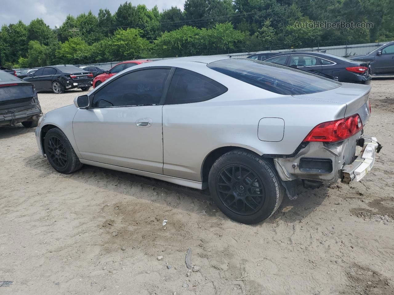 2006 Acura Rsx  Silver vin: JH4DC54826S023510