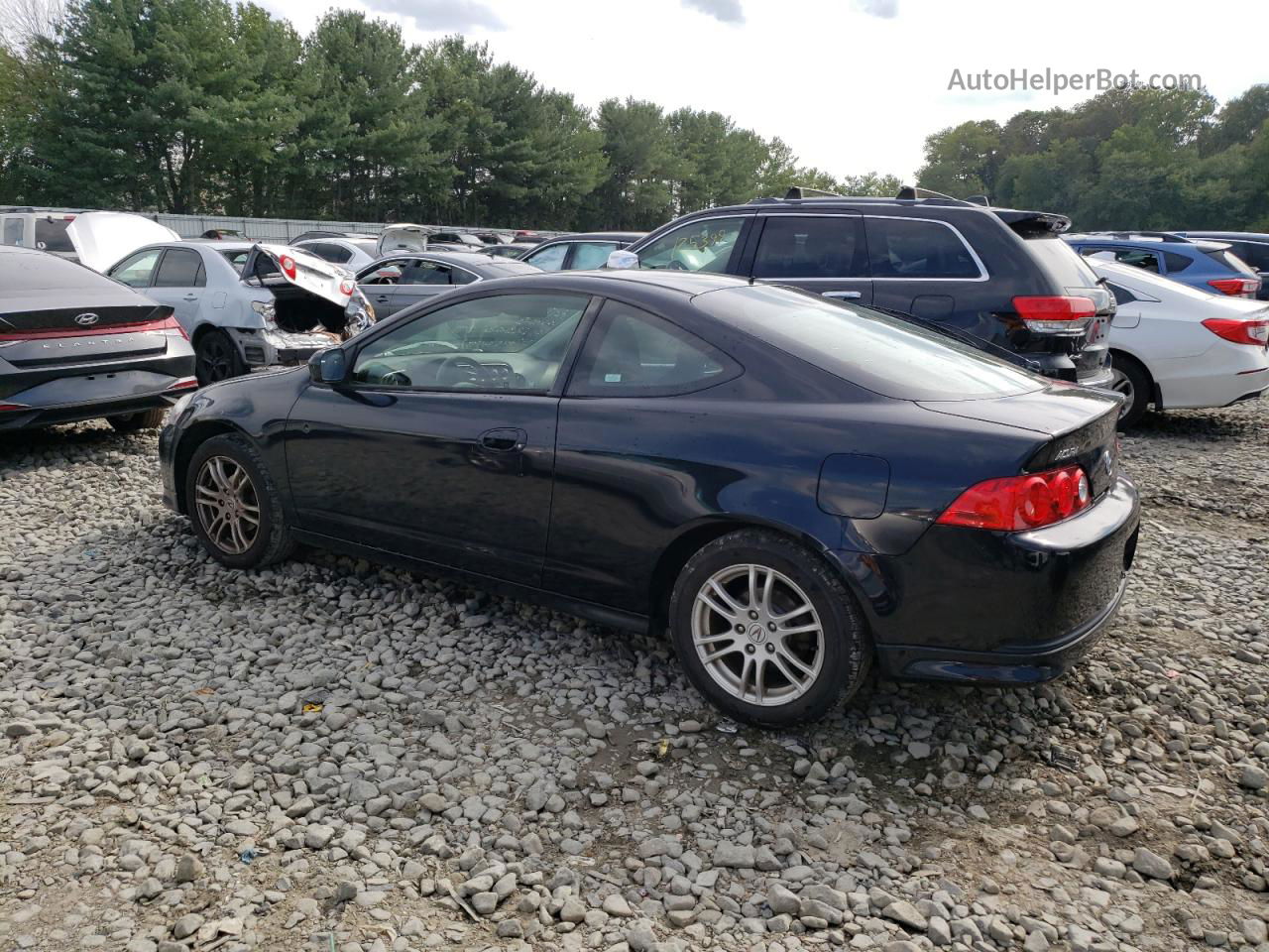 2006 Acura Rsx  Black vin: JH4DC54836S002908