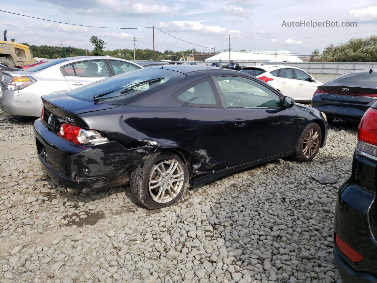 2006 Acura Rsx  Black vin: JH4DC54836S002908