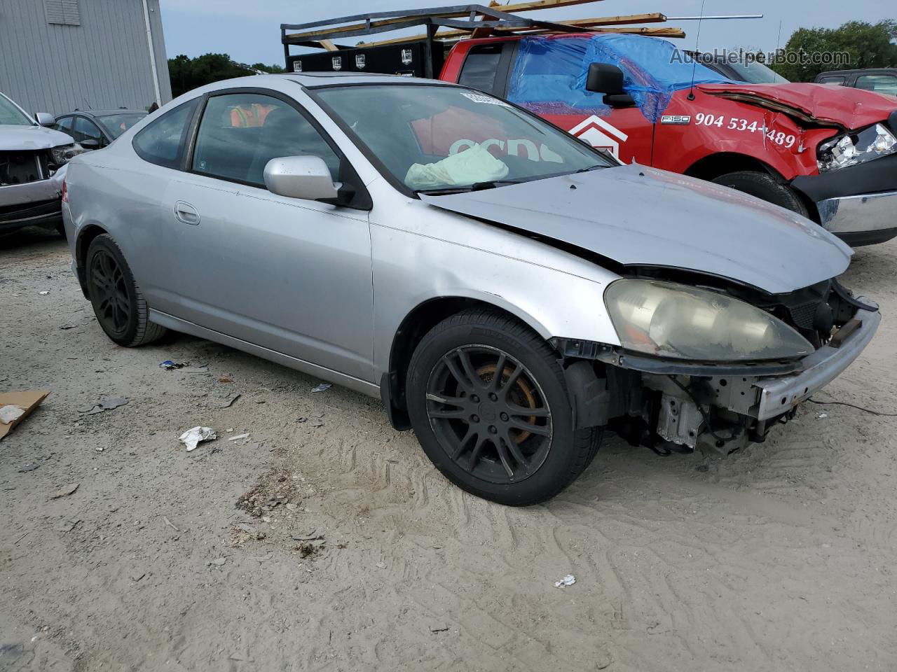 2006 Acura Rsx  Silver vin: JH4DC54836S006294