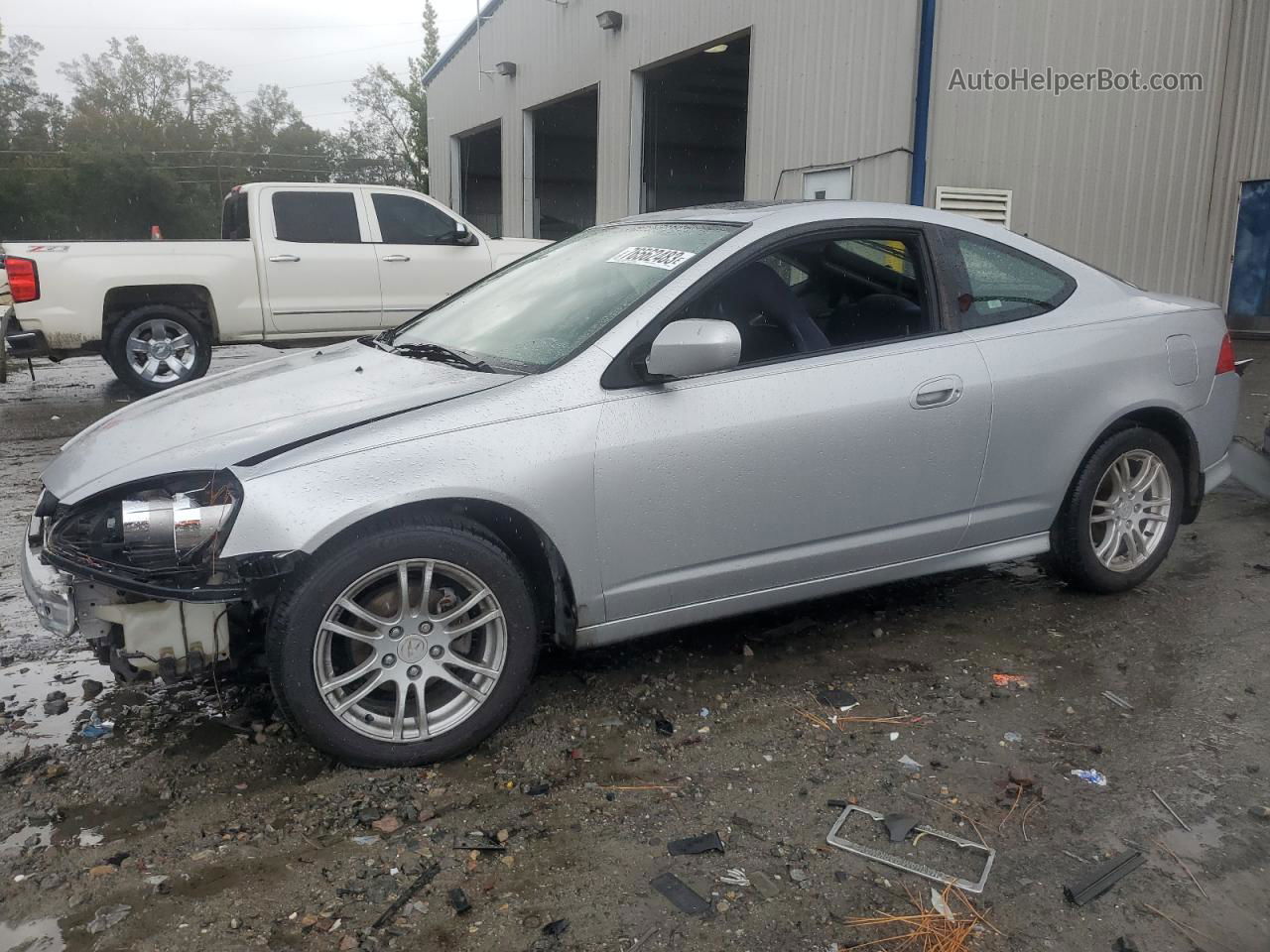 2006 Acura Rsx  Silver vin: JH4DC54836S019577