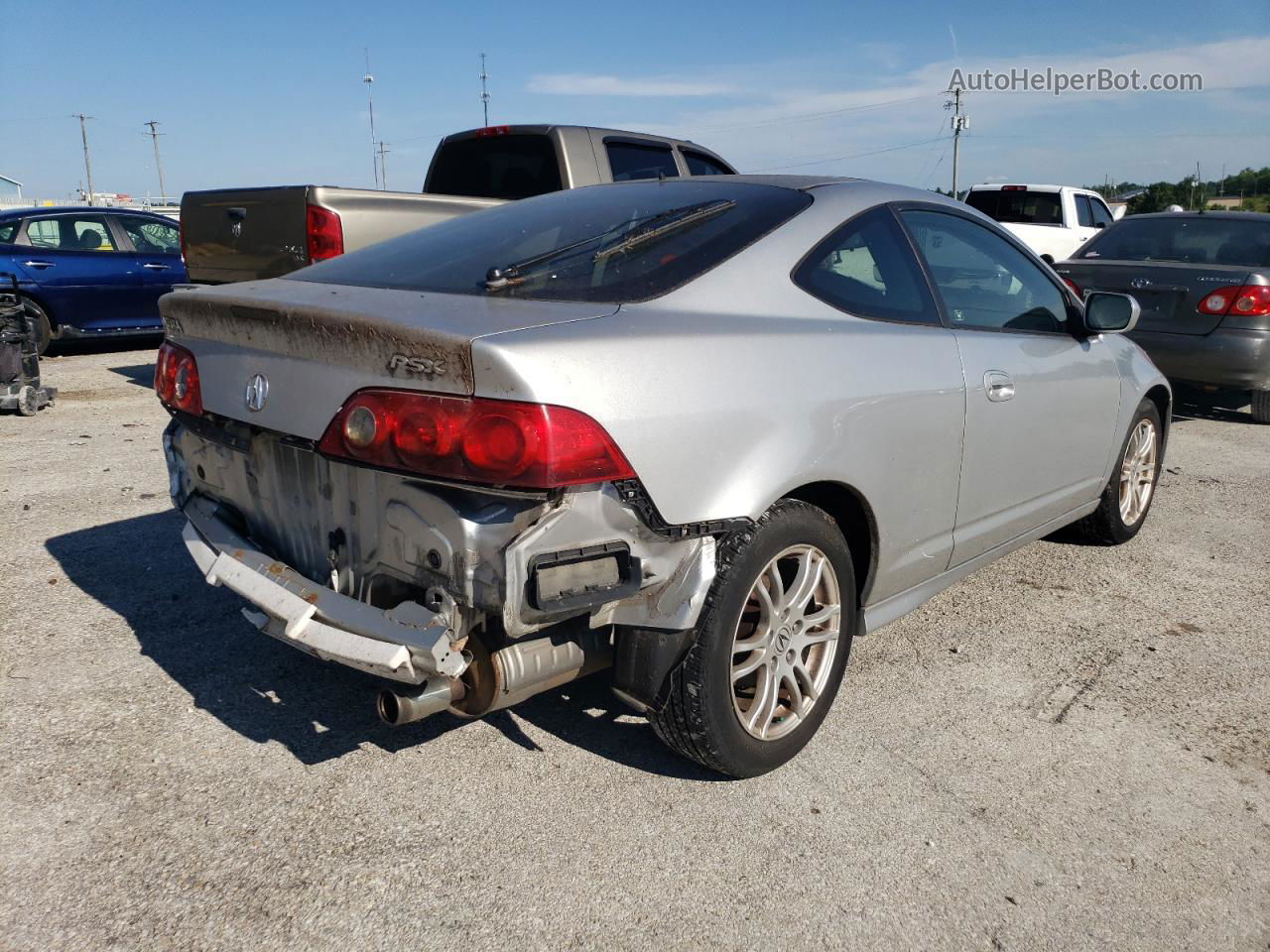 2006 Acura Rsx  Silver vin: JH4DC54836S022298