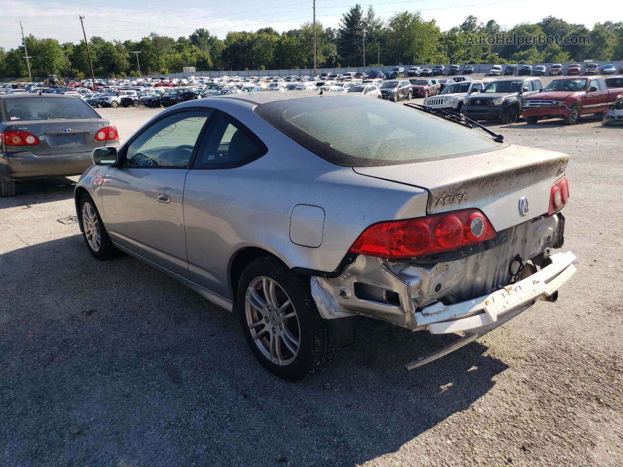 2006 Acura Rsx  Silver vin: JH4DC54836S022298