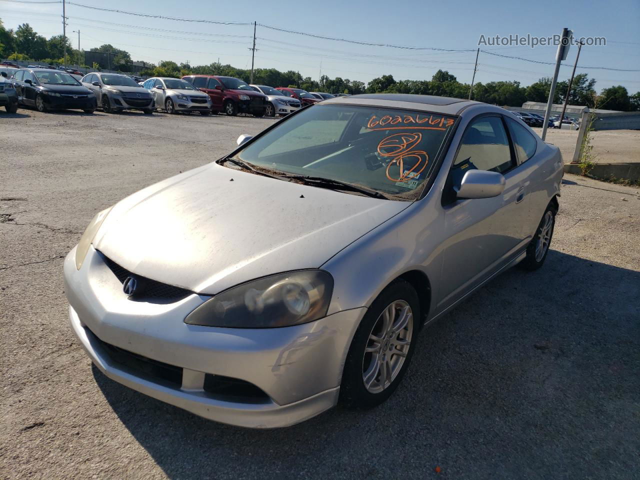 2006 Acura Rsx  Silver vin: JH4DC54836S022298