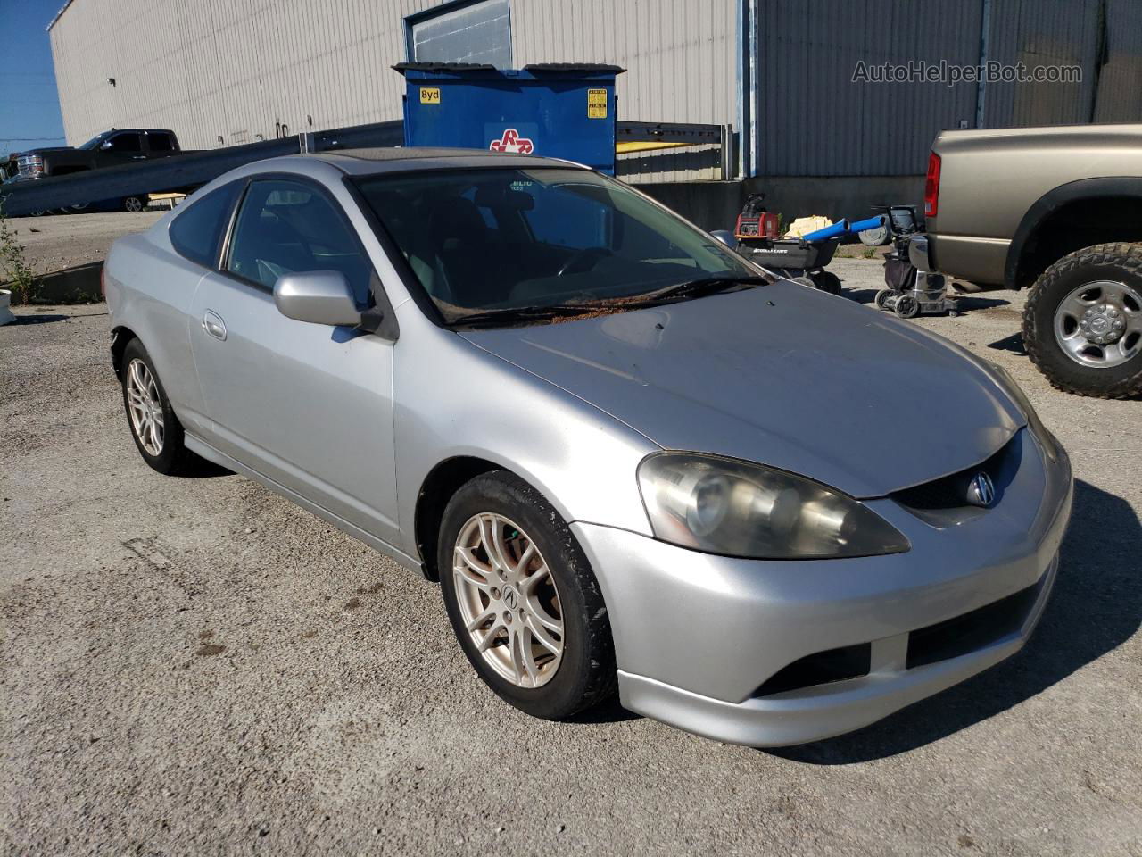 2006 Acura Rsx  Silver vin: JH4DC54836S022298