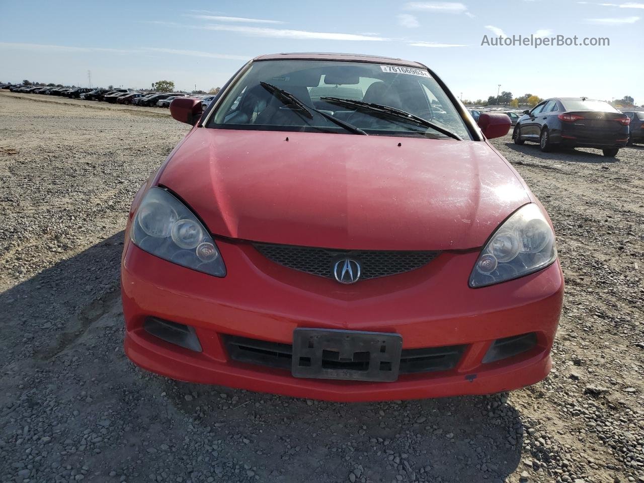 2006 Acura Rsx  Red vin: JH4DC54846S010340