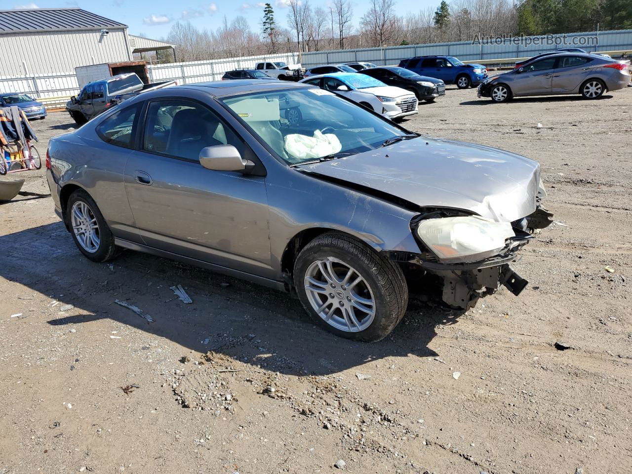 2006 Acura Rsx  Gray vin: JH4DC54846S014226