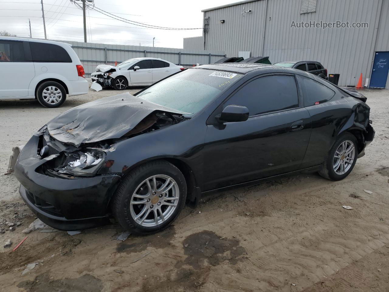 2006 Acura Rsx  Черный vin: JH4DC54846S016008